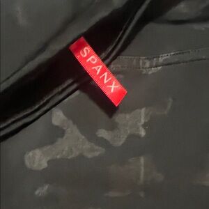 SPANX Black Camouflage Leggings